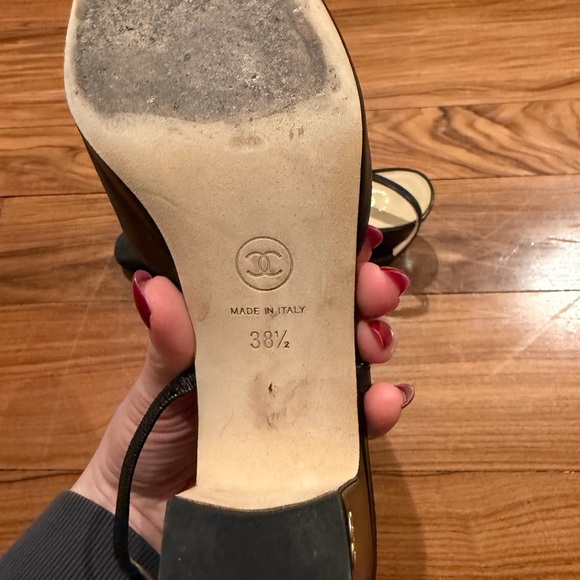 Chanel Leather Slingbacks - Picture 5 of 7